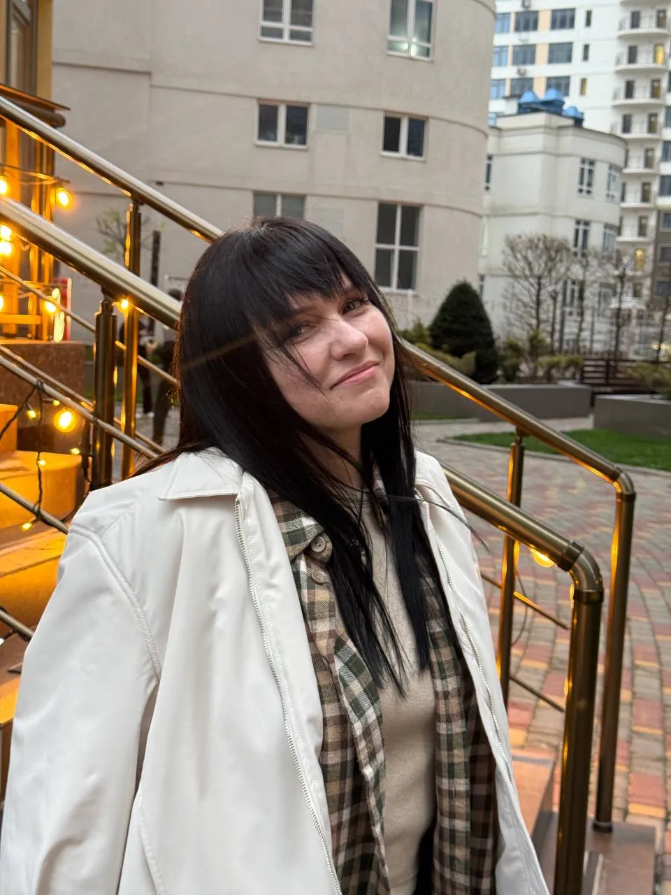 Галина Скрипій на прогулянці